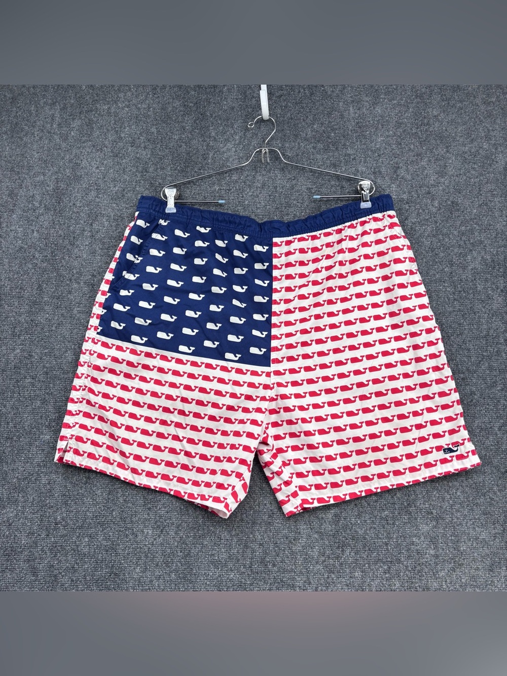 Vineyard Vines Patriotic American Flag Swim Trunks Men’s XL